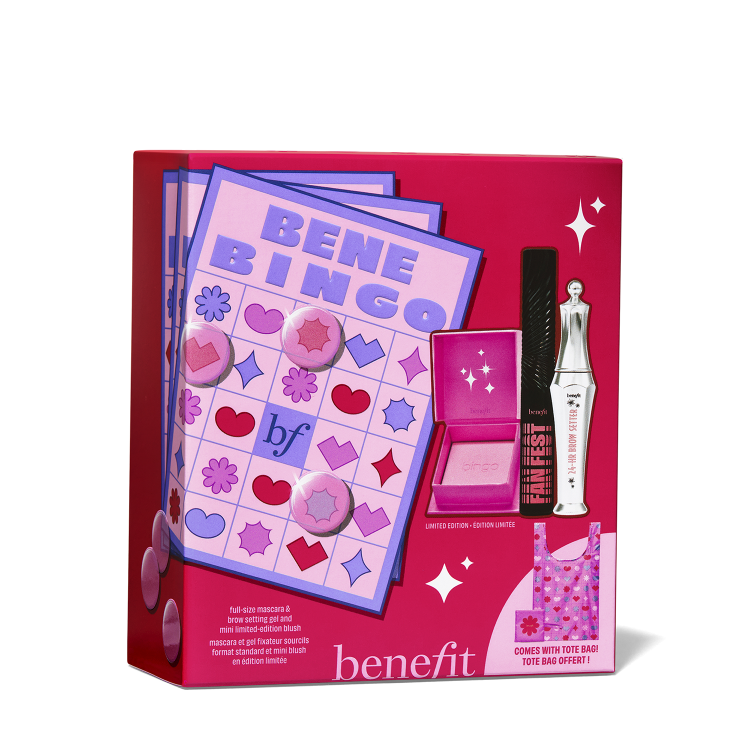 HOLIDAY SET BENEBINGO (SET DE BLUSH, PESTAÑAS Y CEJAS)